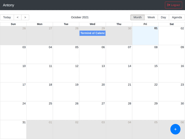 Calendar App